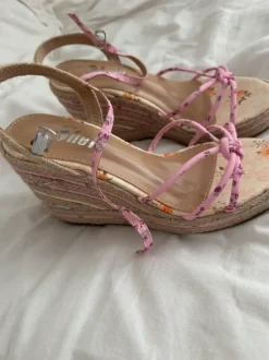 Floral Wedge Heels