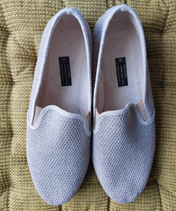 💚Freizeitschuhe, beige, Größe 44💚