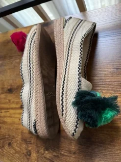 Fröhliche Sommer Schuhe Espadrilles Gr. 41 = Gr. 40 25 cm