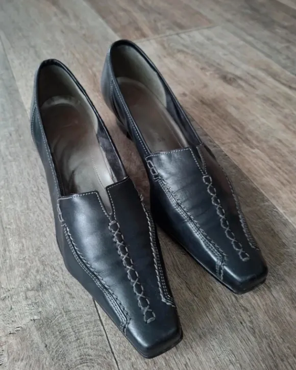 Gabor Leder Loafer Schwarz Gr. 38,5 Office Siren Corporate Core Style