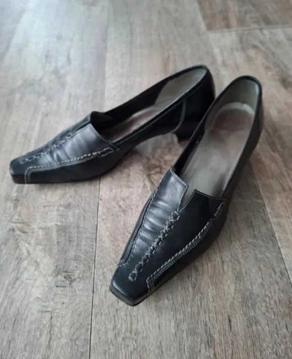 Gabor Leder Loafer Schwarz Gr. 38,5 Office Siren Corporate Core Style