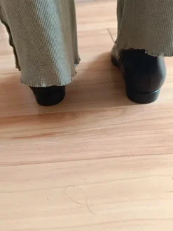 Gabor leder-slipper / Mokassins Schwarz Gr. 4,5 (37.5) Sehr guter