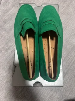Gabor Loafer Slipper, Business Schuh mit Zierriegel und Blockabsatz