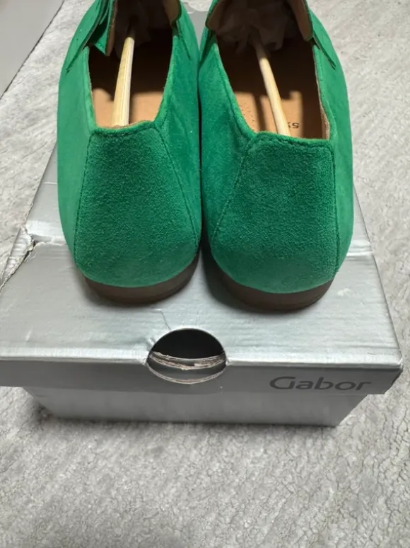 Gabor Loafer Slipper, Business Schuh mit Zierriegel und Blockabsatz