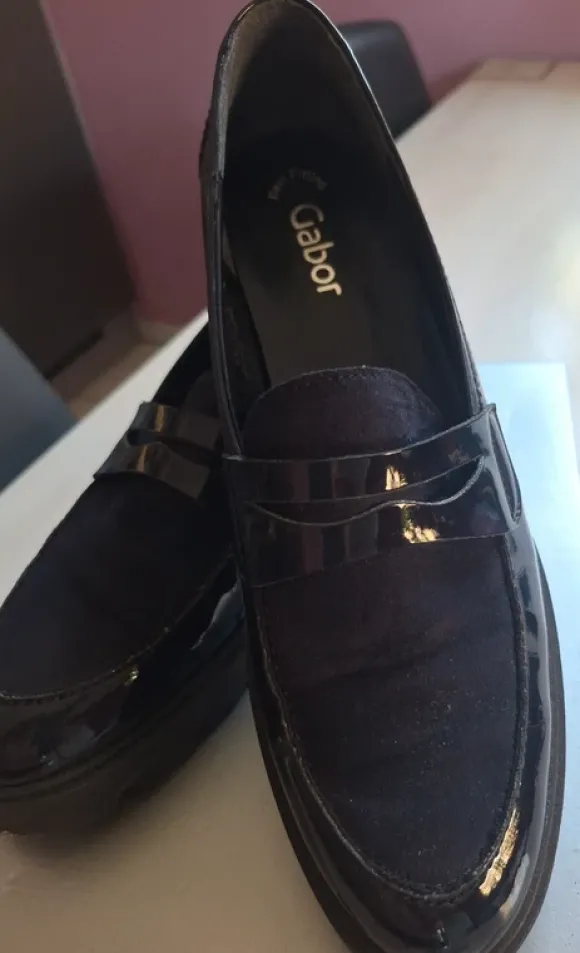 GABOR Loafers marineblau Gr.7,5/41 in OVP Top Zustand