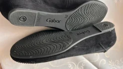 Gabor pumps, wildleder schwarz