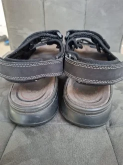 Gallus Sandalen Schuhe Gr. 45 schwarz Klettverschluss