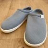 Gartenschuhe Clogs Schlupfschuhe Schuhe grau weiß Sohle