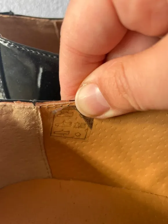 Gents lak leren schoenen zwart