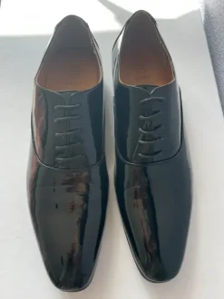 Gents lak leren schoenen zwart