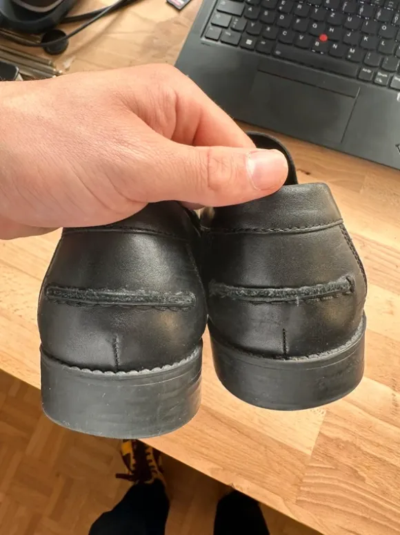 Geox Leder Loafer | Schwarz | Größe 42