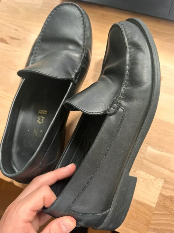 Geox Leder Loafer | Schwarz | Größe 42