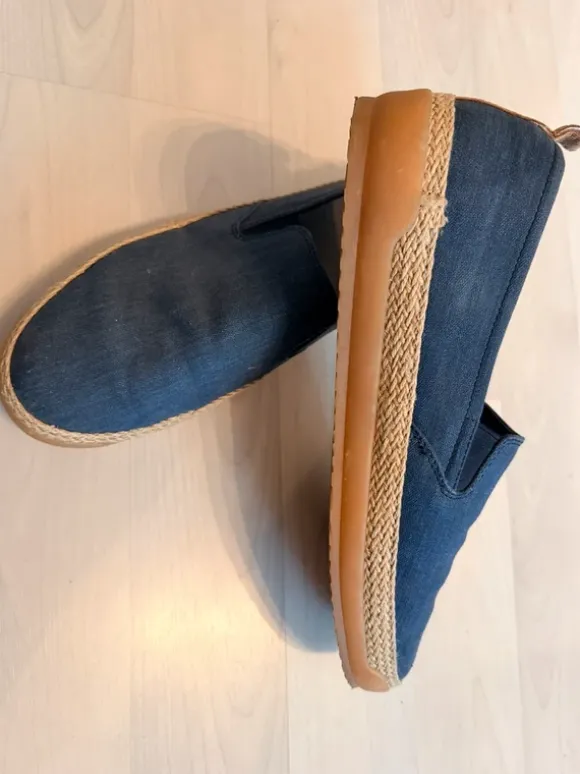 Geox Respira Slip-ons / Espadrilles Blau Gr. 47
