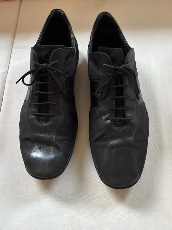 Geox schwarze Herrenschuhe