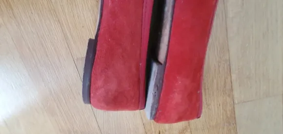 Geox Wildleder Ballerina rot Gr. 40