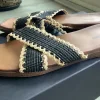 Gevlochten Slippers zwart graceland maat 40