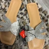 glitzer strass latschen