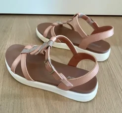 Graceland Sandalen rosegold Glitzer Einschulung Schulanfang Gr. 31