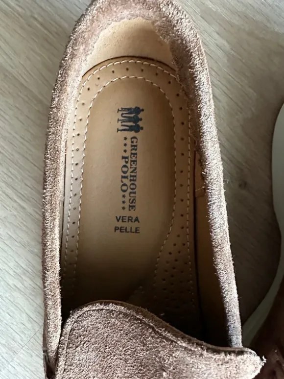 Greenhouse Polo Herren Loafer Wildleder Echtleder Gr. 40