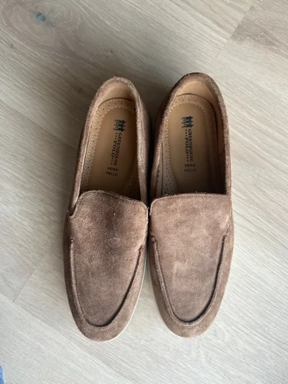 Greenhouse Polo Herren Loafer Wildleder Echtleder Gr. 40