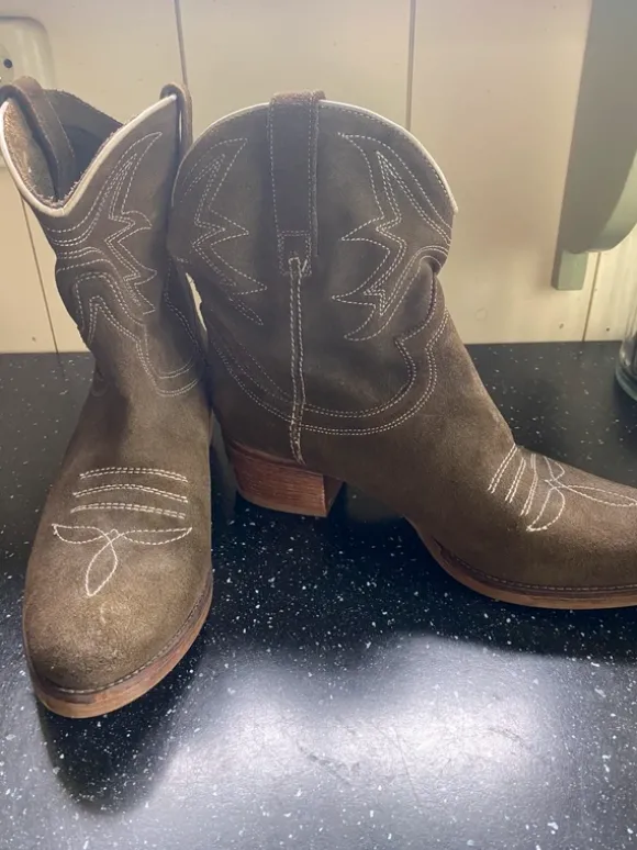 Groene cowboy laarsjes maat 40