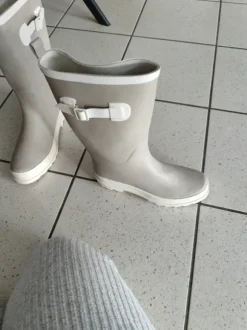 Gummistiefel Beige