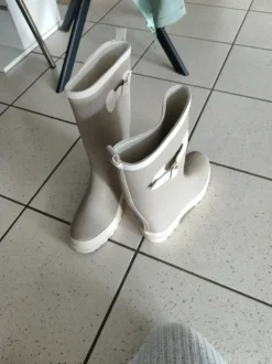 Gummistiefel Beige
