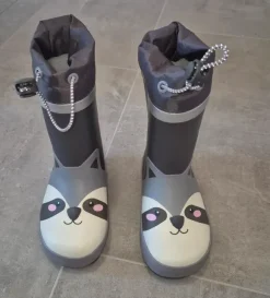 Gummistiefel Gr 26 Waschbär grau