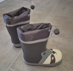 Gummistiefel Gr 26 Waschbär grau