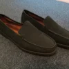 Halbschuhe Anthrazit / schwarz