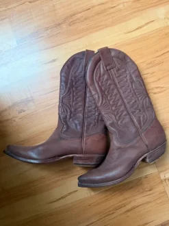 Handgemachte Leder Cowboy Stiefel