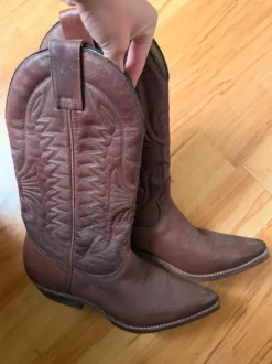Handgemachte Leder Cowboy Stiefel
