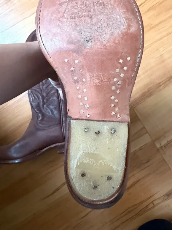 Handgemachte Leder Cowboy Stiefel
