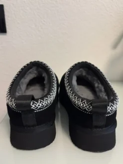 Hausschuhe Plateau Schuhe schwarz Größe 37