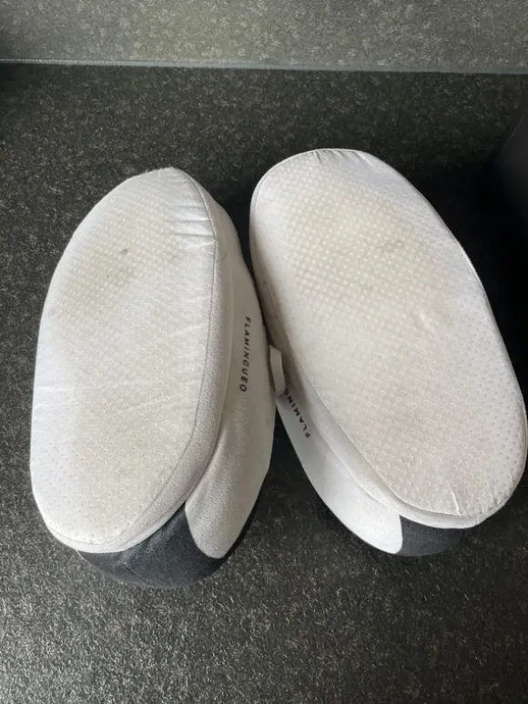 Hausschuhe Plüsch Flamingueo Turnschuh Witzig Fluffy Slippers