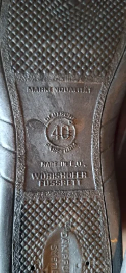 Hausstiefel gr.40 rot