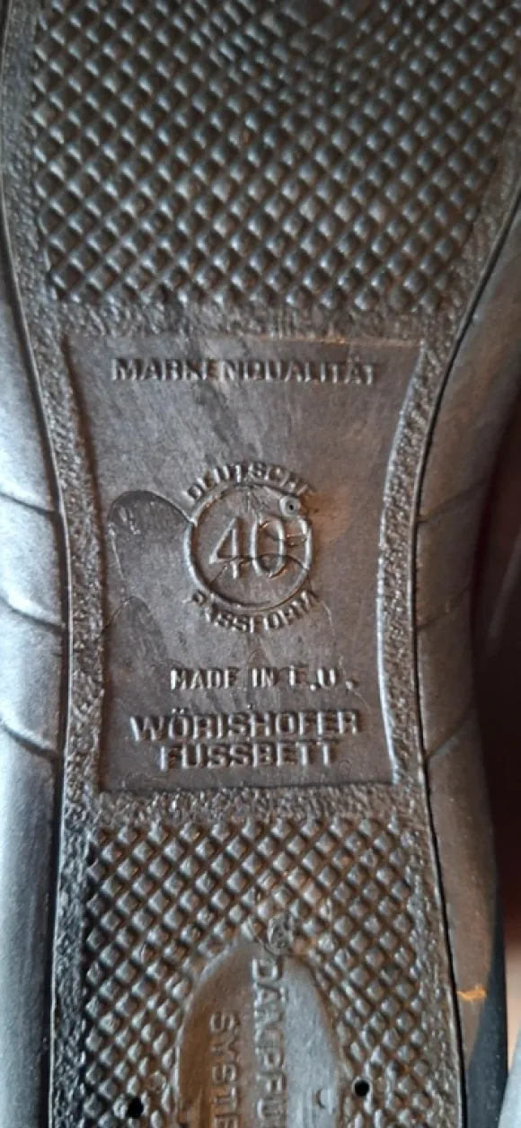 Hausstiefel gr.40 rot
