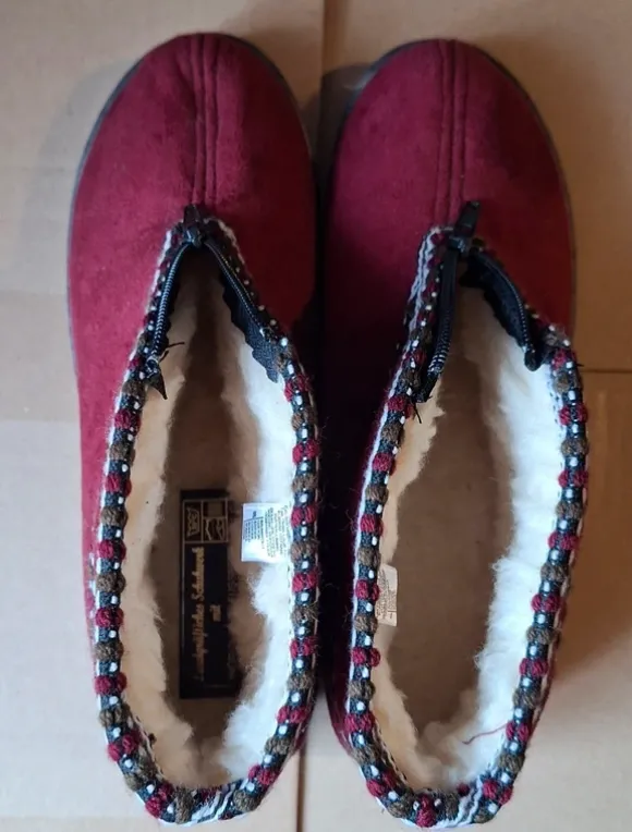 Hausstiefel gr.40 rot
