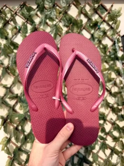 Havaianas | Slim Logo Metallic | Amaranth | 37/38