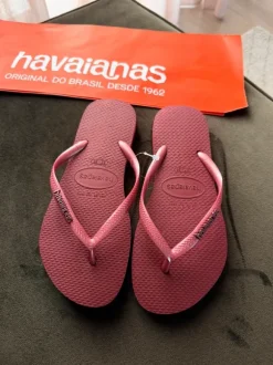 Havaianas | Slim Logo Metallic | Amaranth | 37/38
