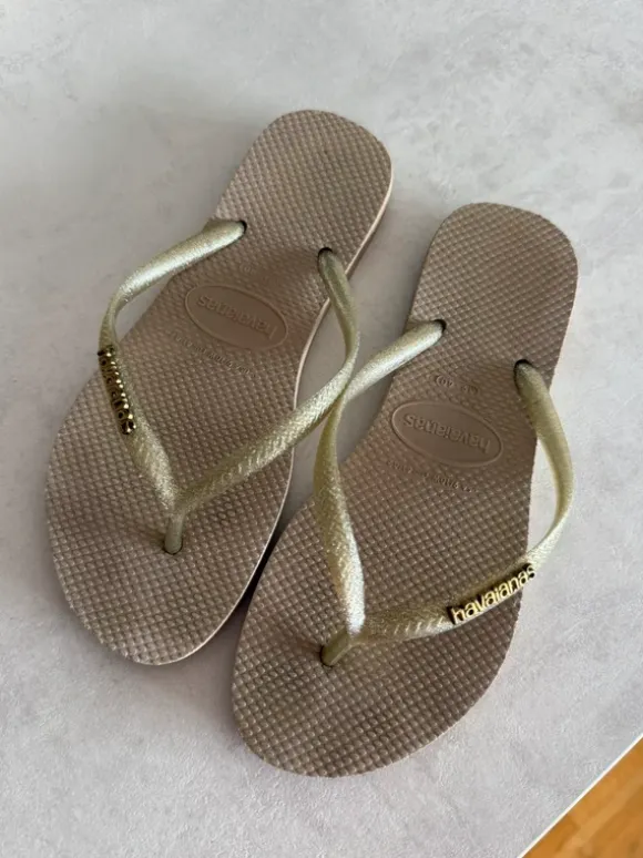 Havaianas Flip Flops beige Gold