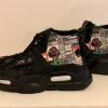Herren Chunky Sneaker High Top Schwarz Streetwear Schuhe Trend Sneaker Print