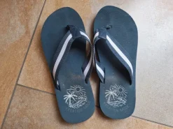 Herren Flip Flops / Zehentrenner dunkelblau, Gr. 43