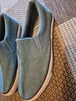 Herren Loafer 42 blau Sommerschuhe