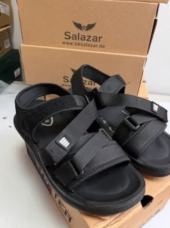 Herren Sandalen Schwarz 42