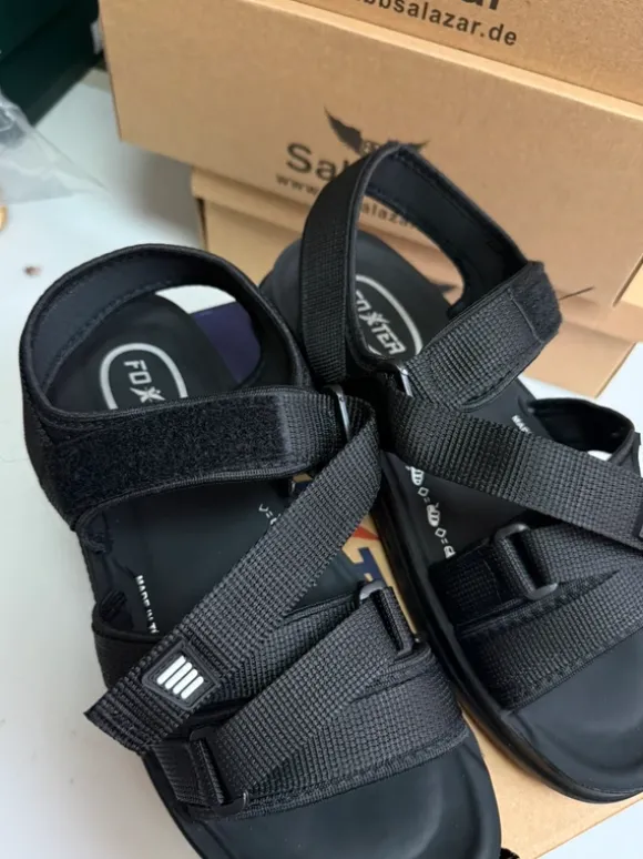 Herren Sandalen Schwarz 42