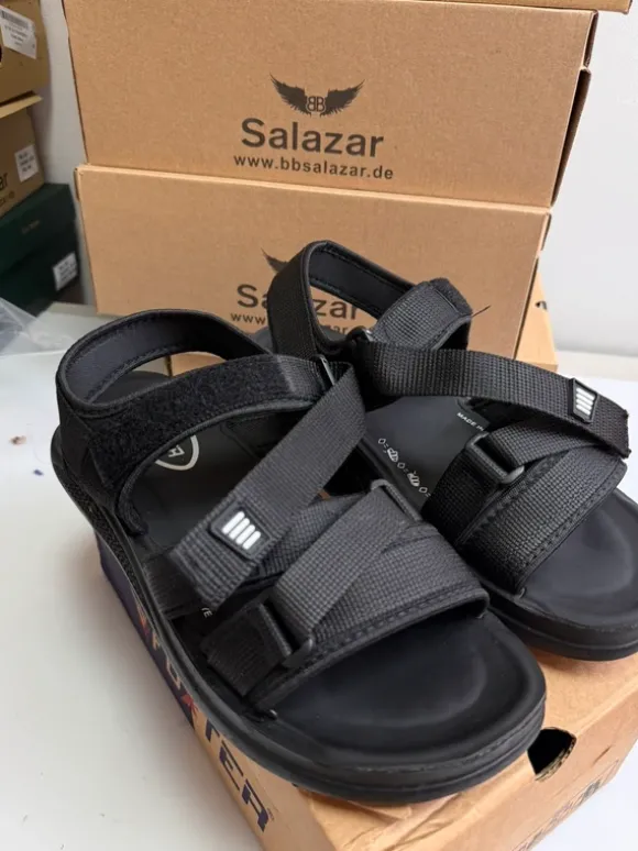 Herren Sandalen Schwarz 40