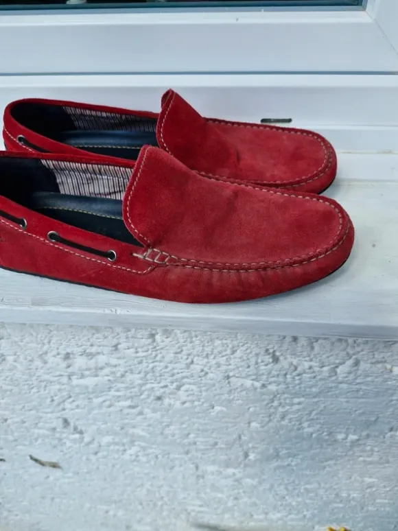 Herren slipper Rot von Sioux gr 9 1/2