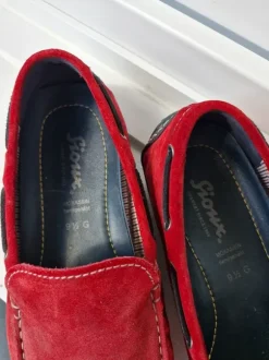 Herren slipper Rot von Sioux gr 9 1/2