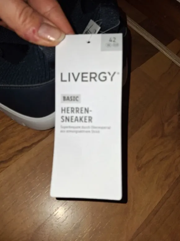 Herren Sneaker Slipps Schuhe Freizeitschuhe 42 Livergy